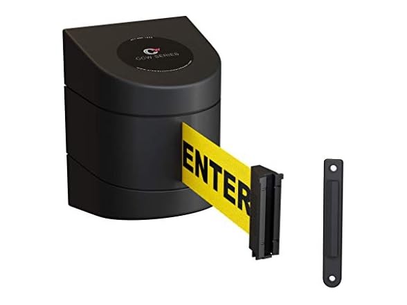 Crowd Control Warehouse - CCW Caution Do Not Enter Belt with Blac 30 foot belt