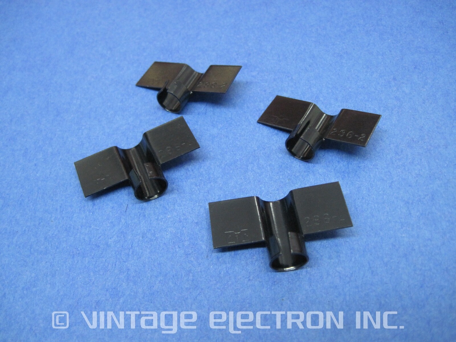 (4) WAKEFIELD TO-5 / TO-39 Transistor Heat Sinks - Copper w/Black Ebonol Finish