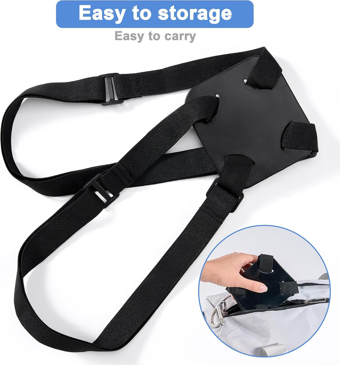 2 Pack Luggage Straps, Ajustable Elastic Bungee Belt for Suitcases, Add Extra Ba