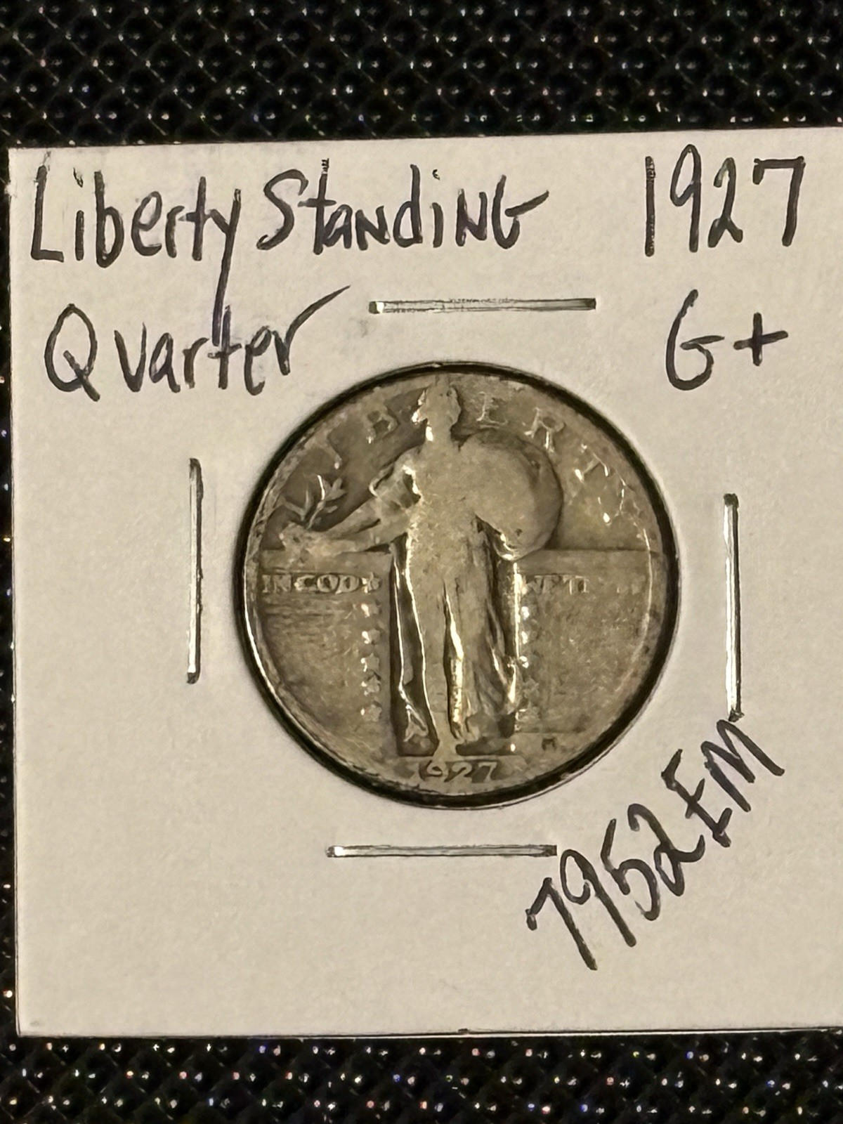 1927 Liberty Standing Quarter  G+