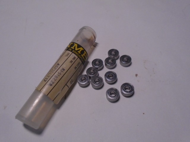 10 PCS. NMB RI-518ZZR A5P25LY17 PRECISION BEARINGS 1/8"X5/16"X9/64" CALLIE-38