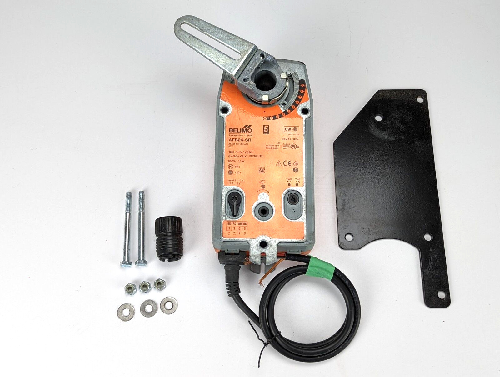 Belimo AFB24-SR Damper Actuator, Used, Free Shipping