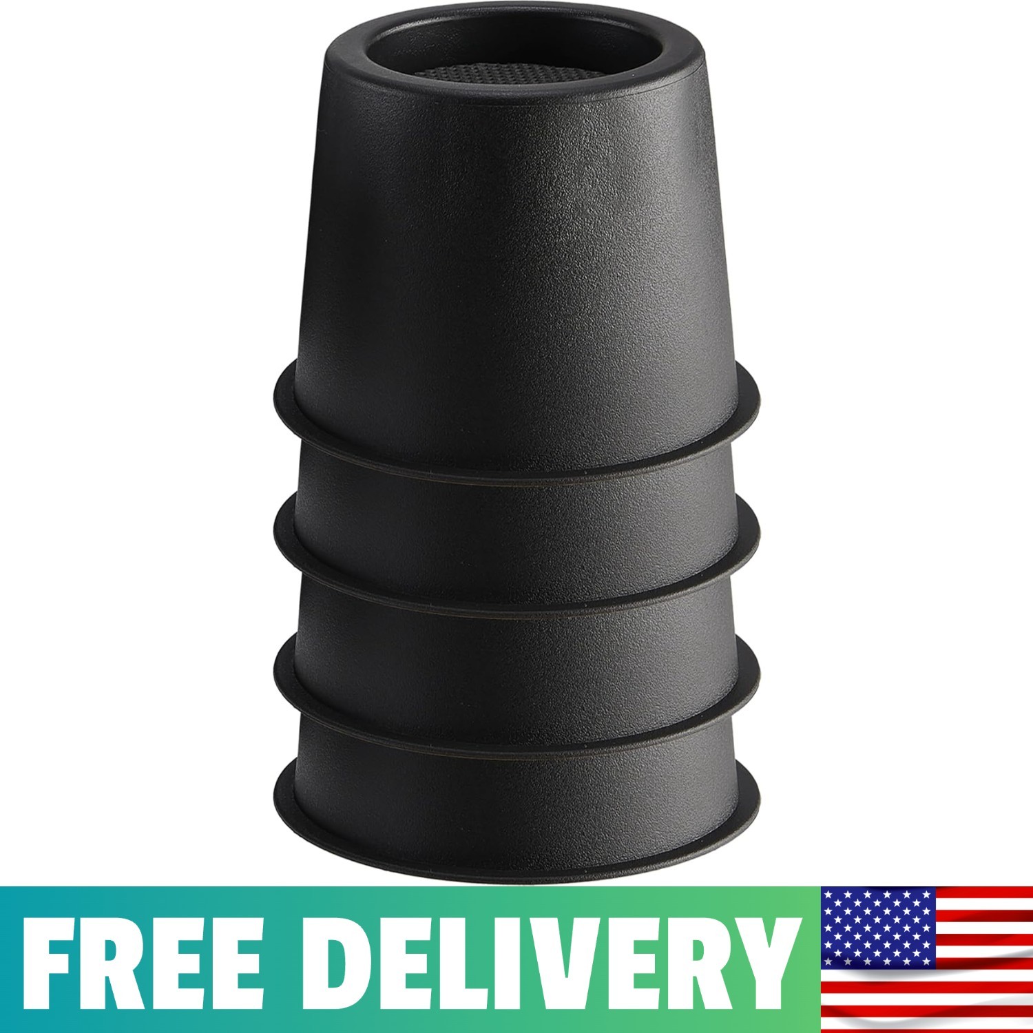 3 Inch Bed Furniture Risers, Heavy Duty Bed Risers With Non-Slip Pad Ideal For