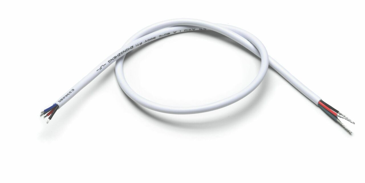 City Theatrical N914-04 QolorFLEX NuNeon Lead Wire, Four Wire, 40cm