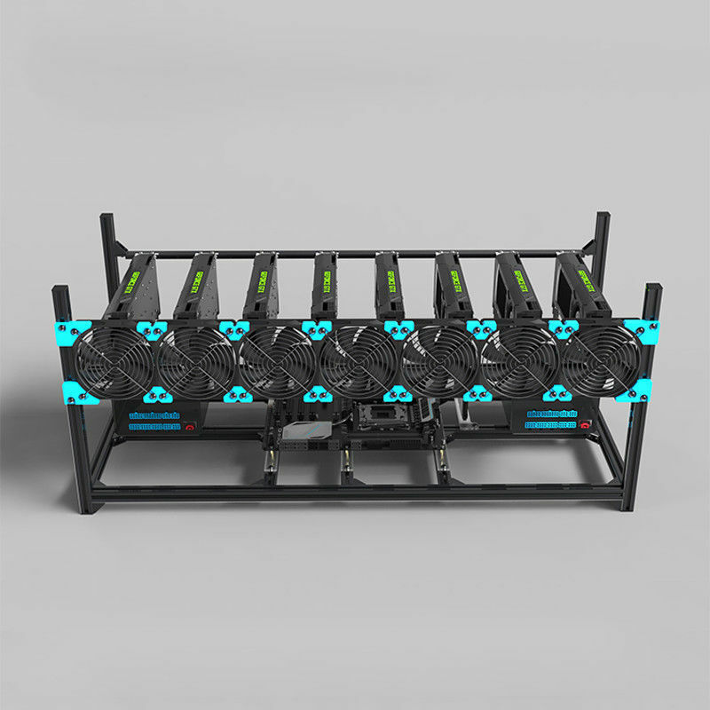 2 GPU BitPunisher Mining Rig Open Frame Ethereum Clasic ETC Crypto BTC RTX 4090