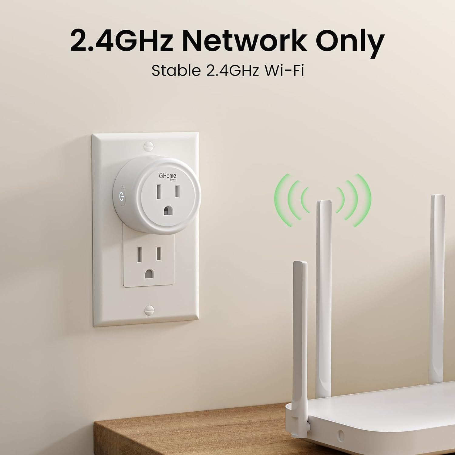 [Upgraded Version] Mini Plug Compatible with Alexa & Google Home, Wifi Outlet S