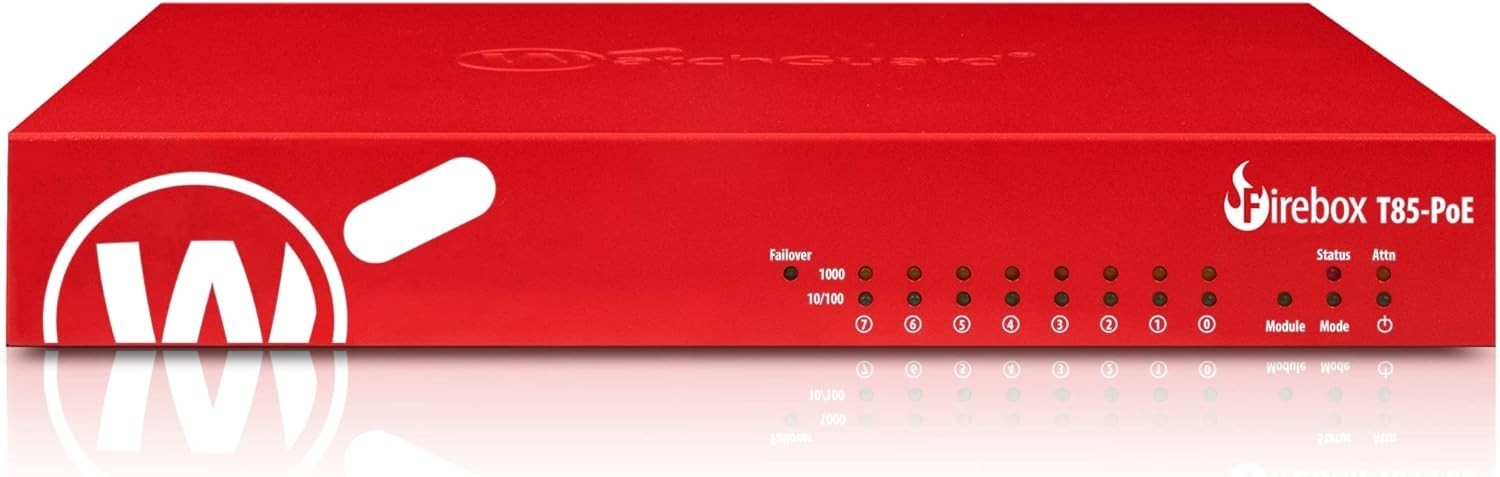 WatchGuard Firebox T85-PoE High Availability 1YR Standard (WGT85071-US) - New