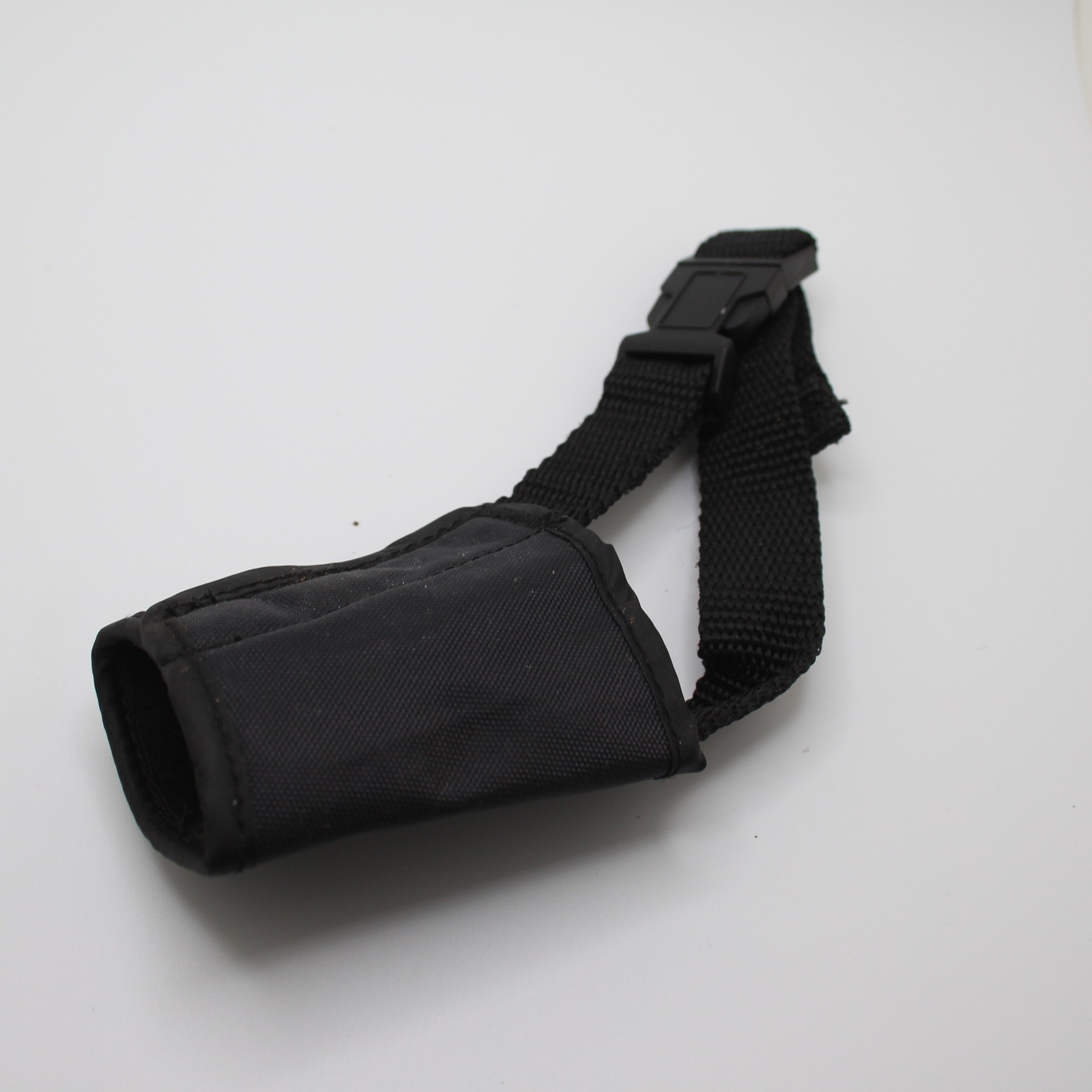 Dog Muzzle for small dog Adjustable Black Nylon Breathable Comfort Training Tool