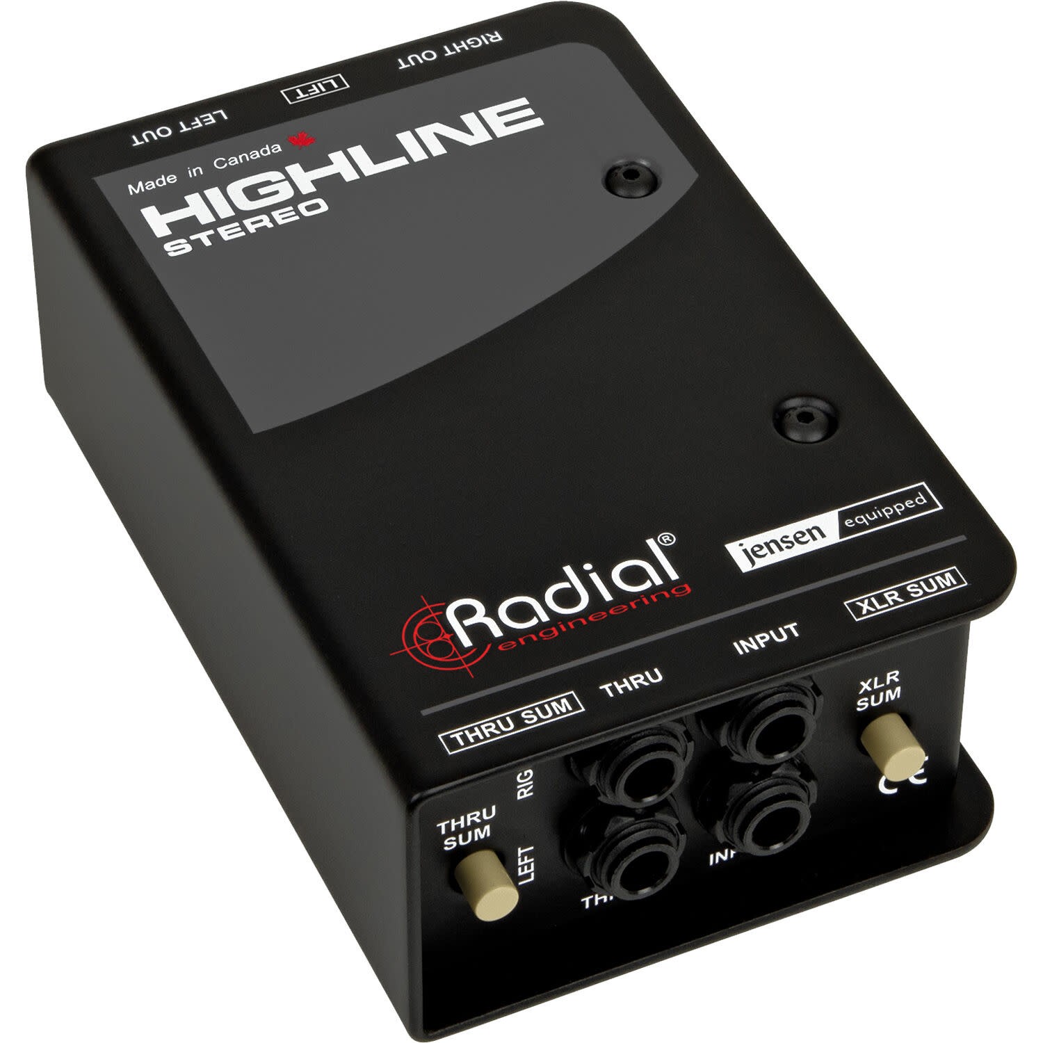 Radial Highline Stereo Passive Stereo Line Isolator Box