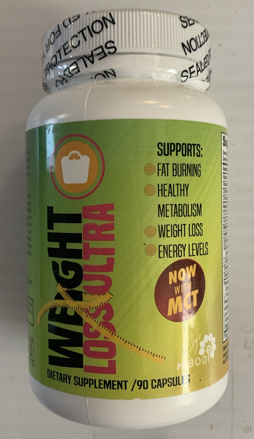 HIBODY Weight Loss Ultra, Dietary Suplement, Fat Burning, Healthy Metabolism.