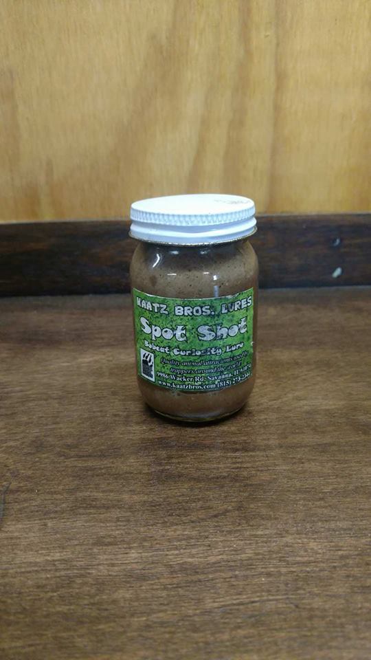 4 OZ KAATZ BROS "SPOT SHOT" TRAPPING LURE BOBCAT CURIOSITY LURE BOBCAT  Kaatz