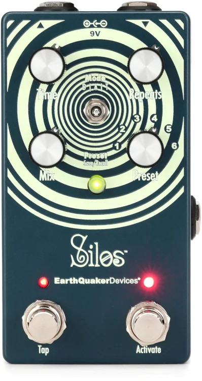 EarthQuaker Devices Silos Multi-generational Time Reflection Delay Pedal