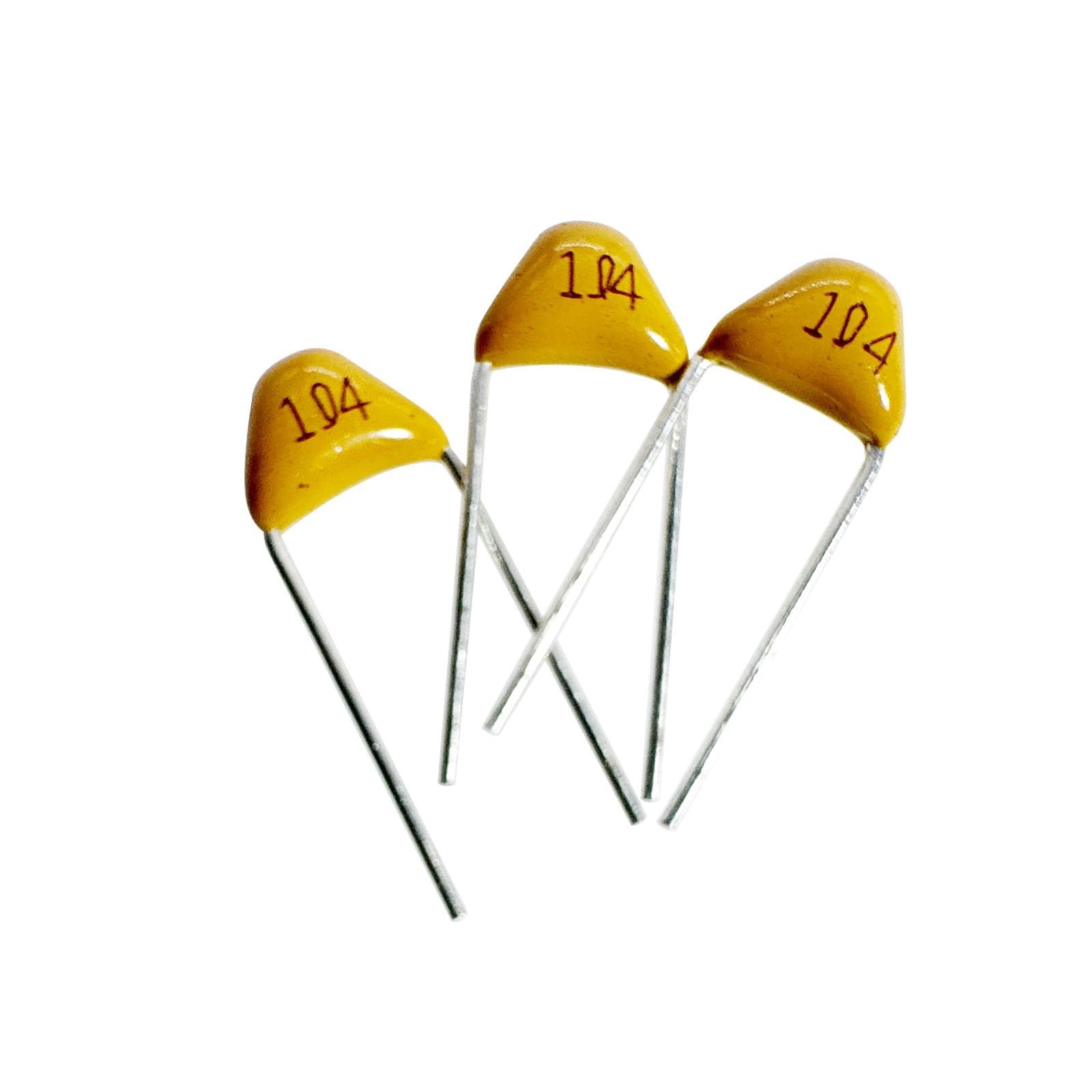 100pcs 100nf 0.1uf 104 Multilayer Monolithic Ceramic Capacitor MLCC