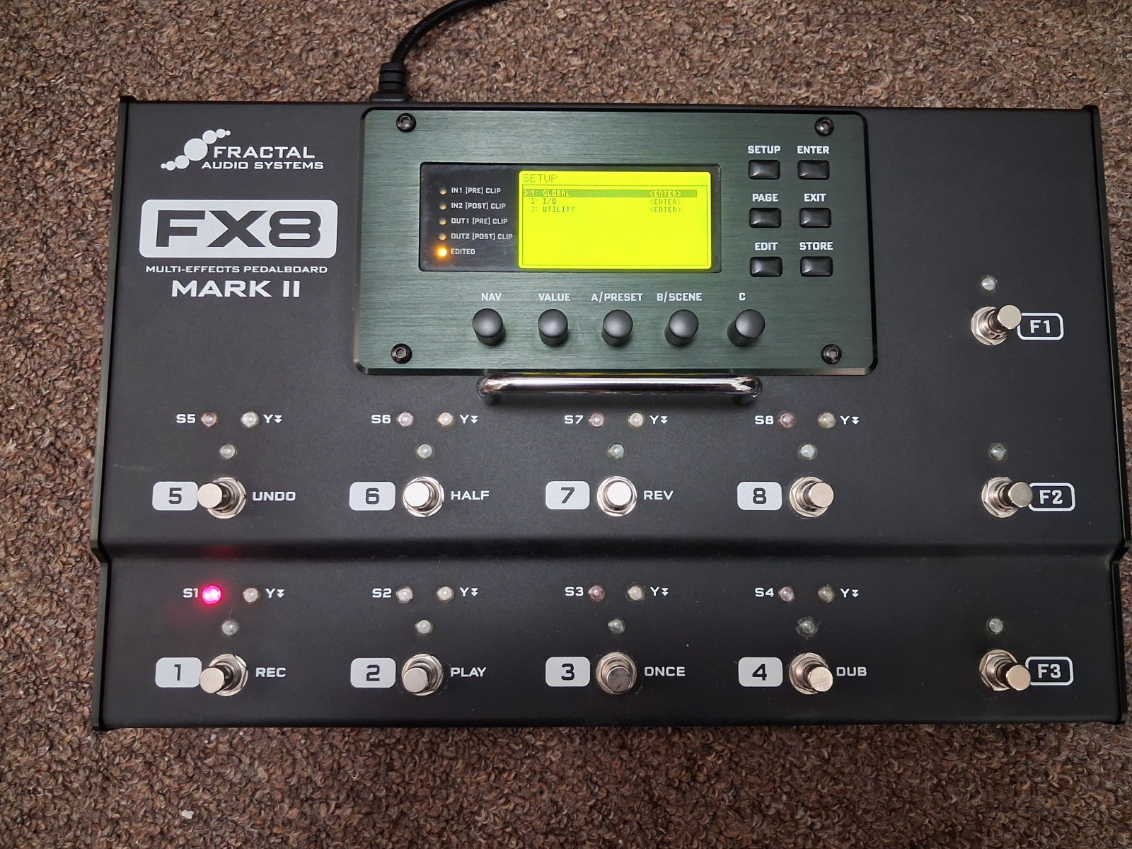 Fractal Audio Fx8 Mark Ii Multi-effects Pedalboard