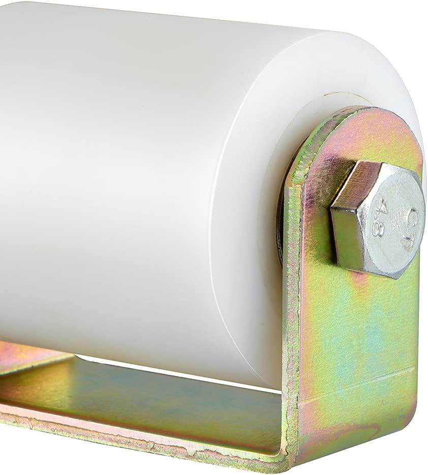 2-Pack Slide Gate Guide Roller 3 Inches, Rolling Gates Guider with C Bracket, Ny