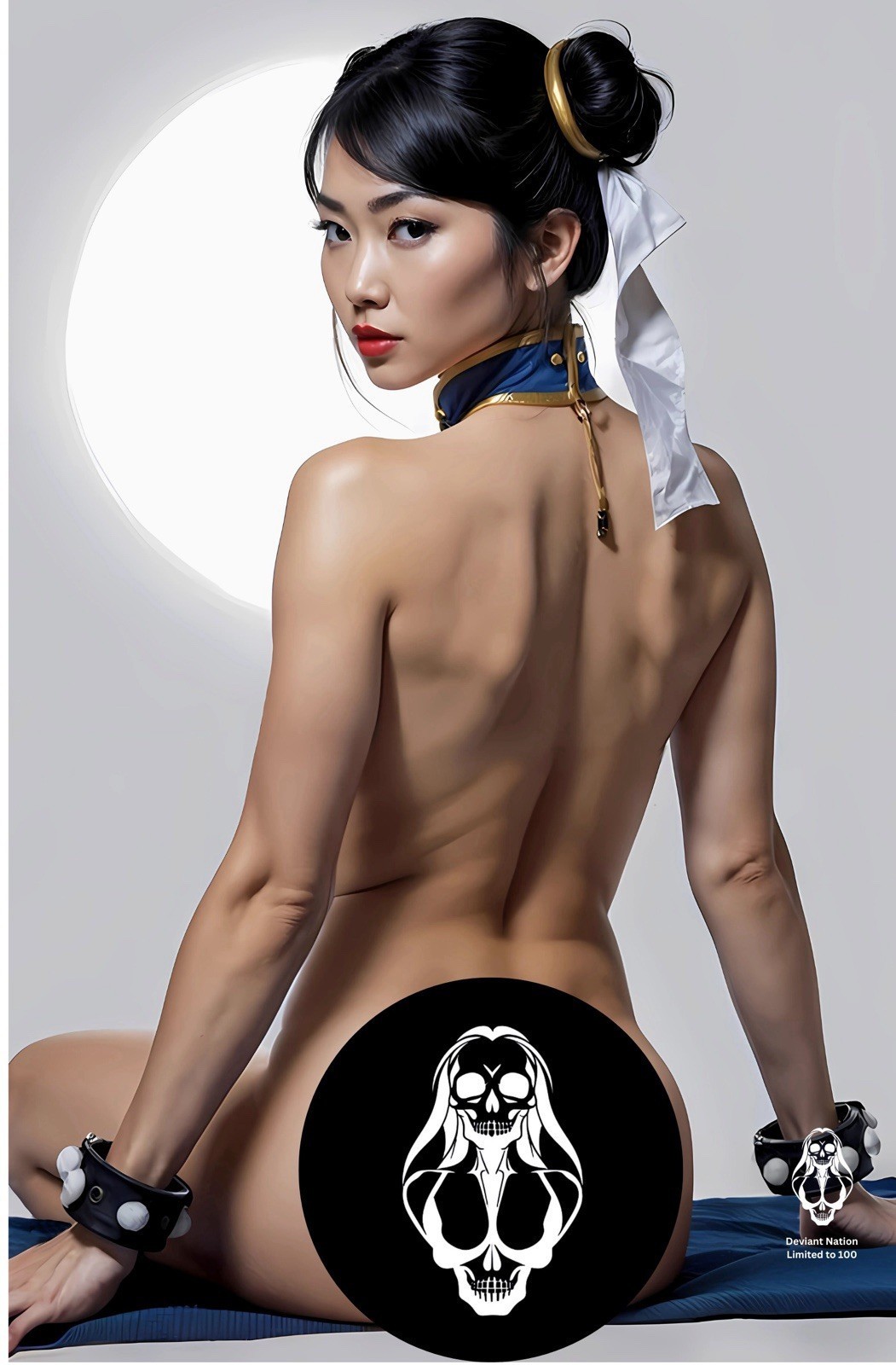 CHUN LI - Nude Double Sided Variant - Deviant Nation Ltd 100 W/CoA