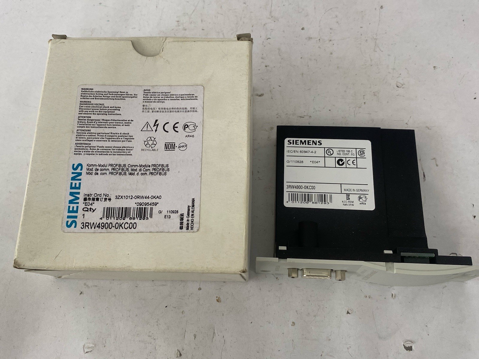 Siemens 3RW4900-0KC00 Profibus Communication Module Unit in Box