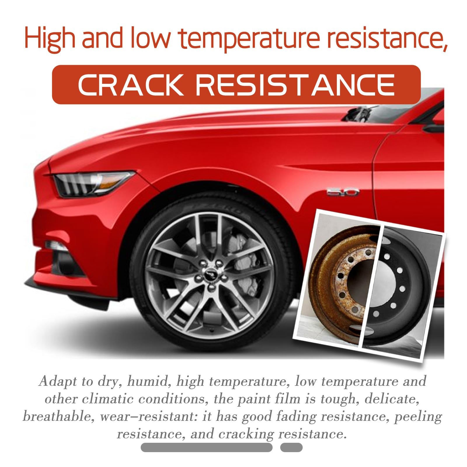 Rust Conversion Agent 300g, Multi-Functional Anti-Rust Paint, Water-Based Met...
