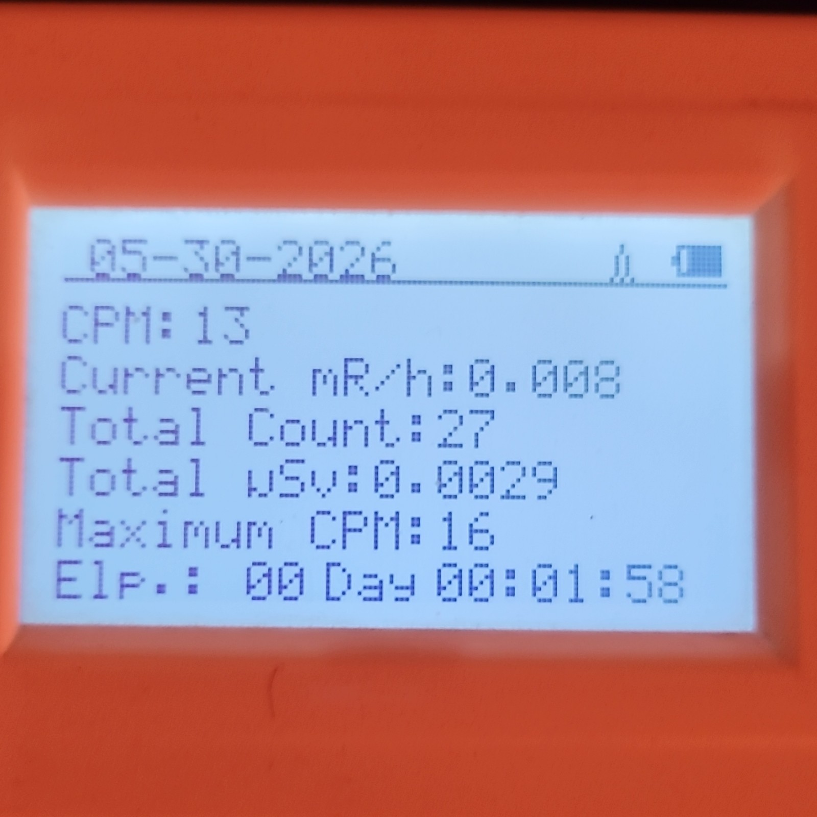 GQ Electronics GMC-500 Geiger Counter Radiation Detector Dosimeter