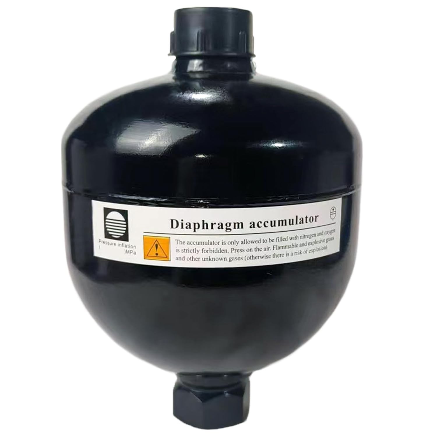 3/4-16 UNF Diaphragm Accumulator 0.75L 4786 PSI Hydraulic Industrial Grade