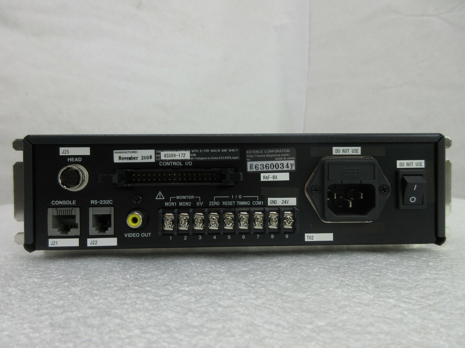 Keyence LT-5959 High-Accuracy Laser Confocal Meter Working Surplus