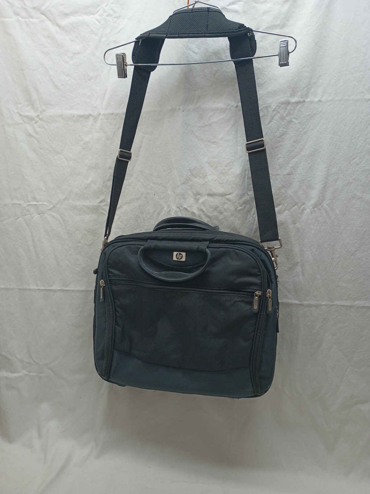 Genuine HP 15" Laptop Bag Black Nylon Shoulder Hand Strap Carry-On Travel