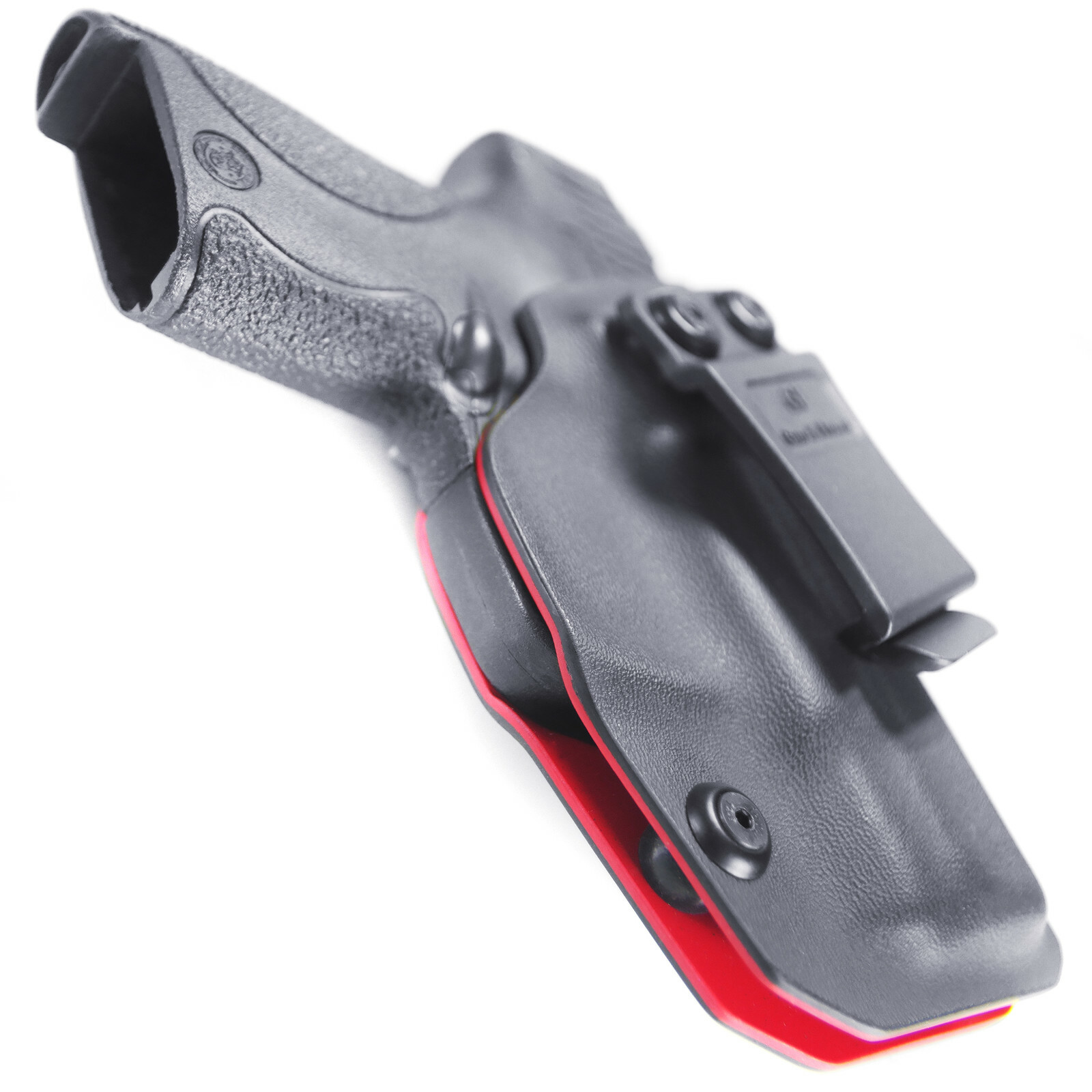 For M&P Shield 9mm .40 Cal IWB Red Kydex Concealed Carry Retention Holster Right