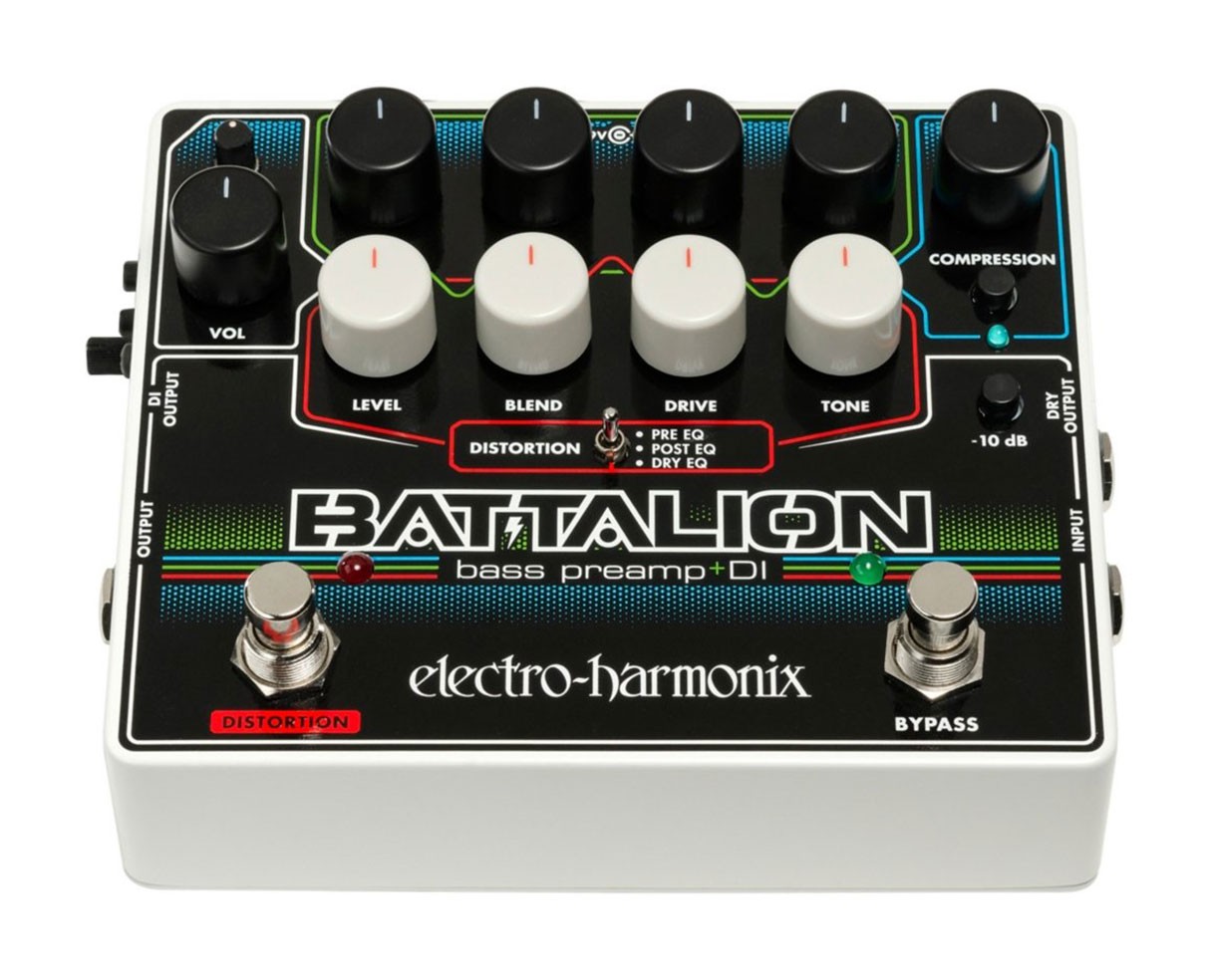 Electro-Harmonix Battalion Bass Preamp/DI Pedal