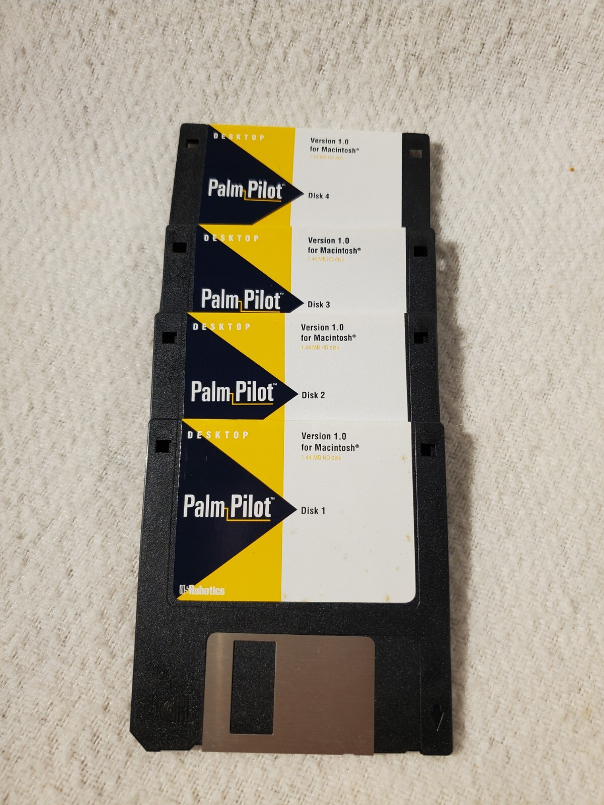 US Robotics Palm Pilot Desktop v1.0 1997 Apple Macintosh Software 3.5" Floppy