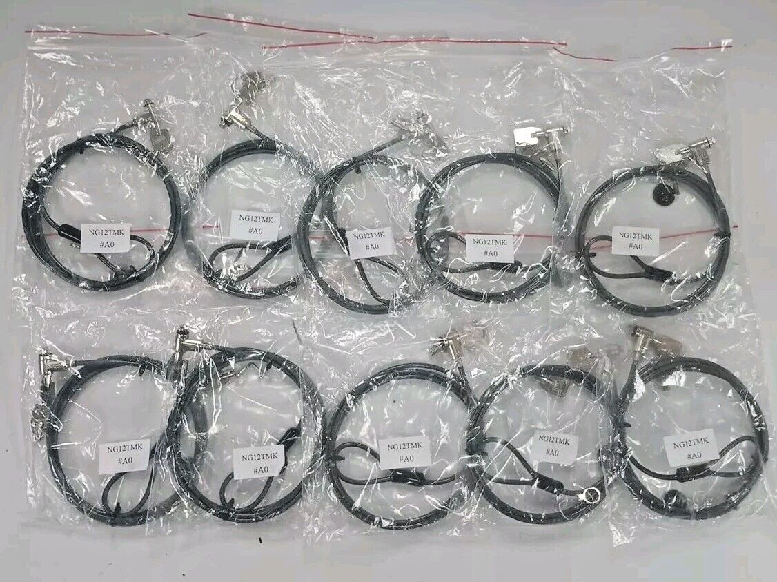Noble Security NG12TMK Laptop Lock (Brand New) Lot of 10