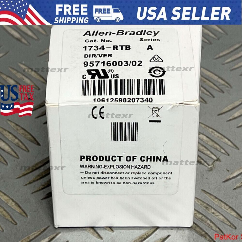 -  Allen Bradley   1734-RTB Series A AB 1734RTB US Free Tax
