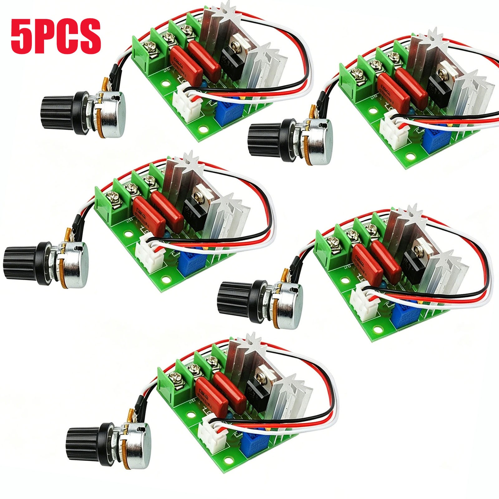 5x 2000W AC 110V 220V SCR Motor Speed Controller Voltage Regulator Dimmer
