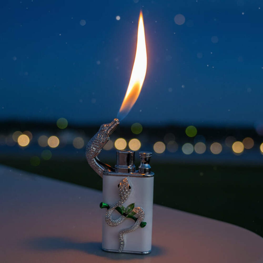 Snake Duel Flame Spitting Lighter