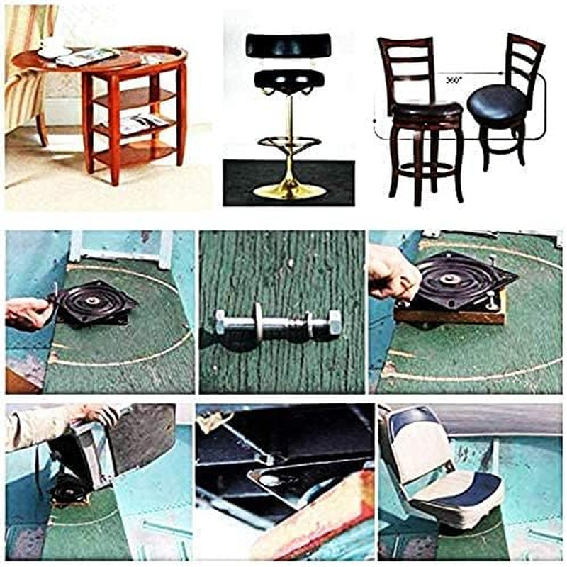 Heavy Duty Bar Stool Swivel for Recliner Chair, Bar Stool Swivel Plate (8 Inch)