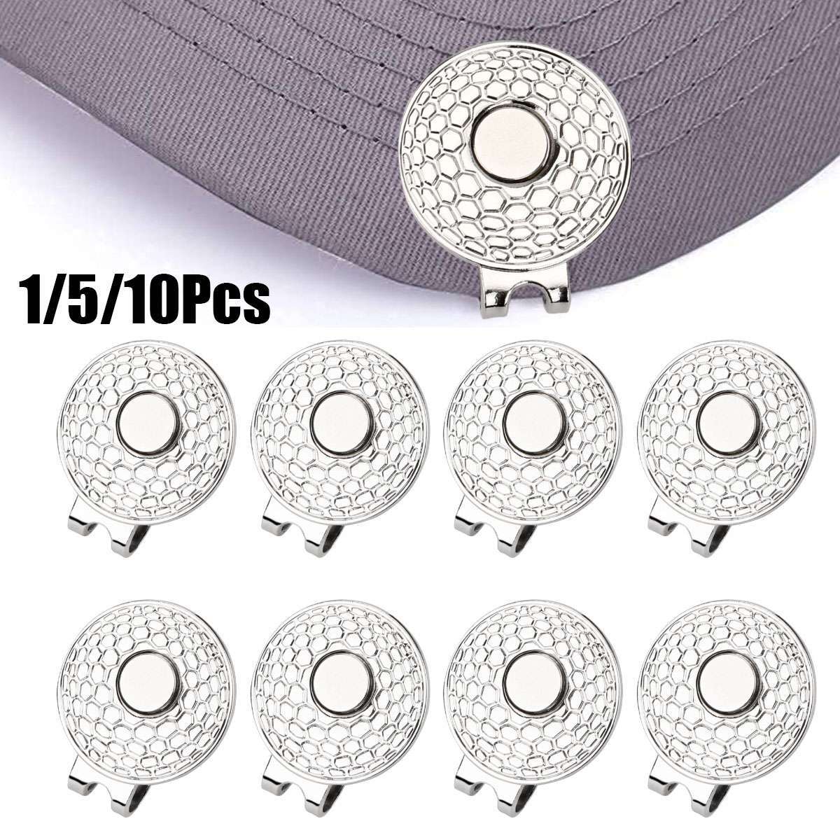 1/5/10Pcs Golf Magnetic Hat Clip Ball Marker Hat Clip For Ball Marker Golf Gifts