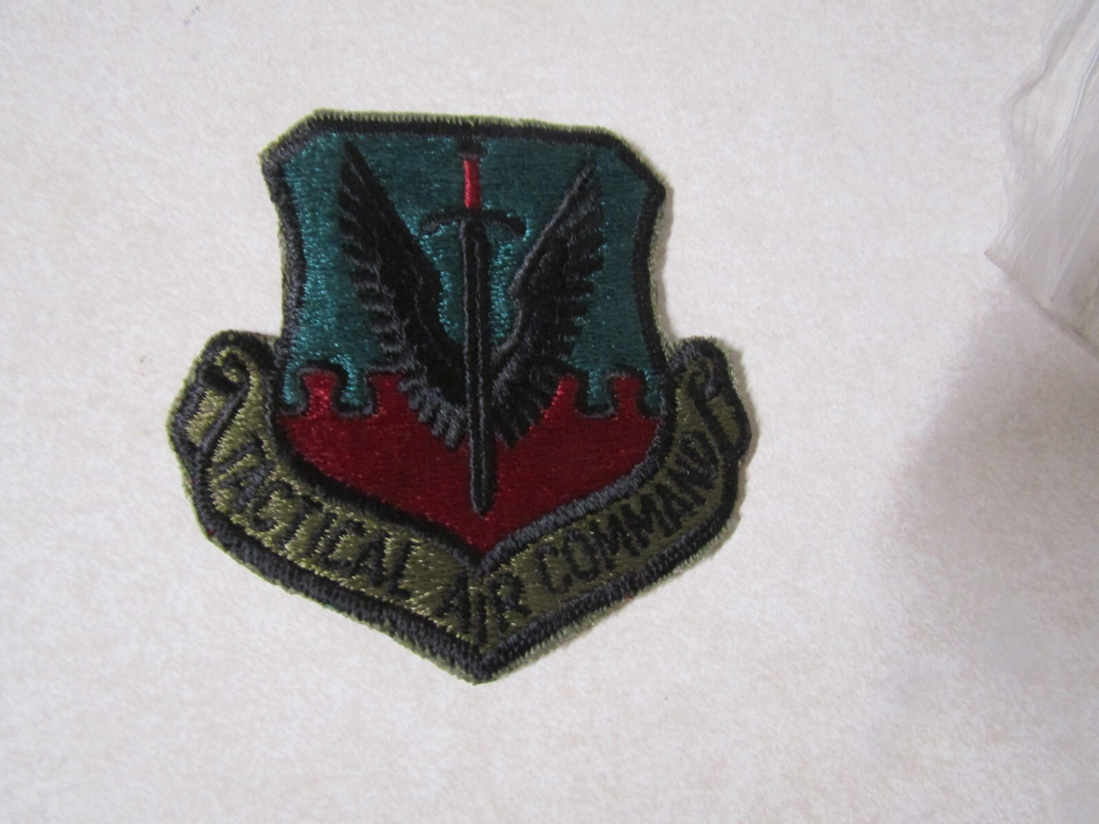 MILITARY PATCH SEW ON VINTAGE US AIR FORCE TACTICAL AIR COMMAND