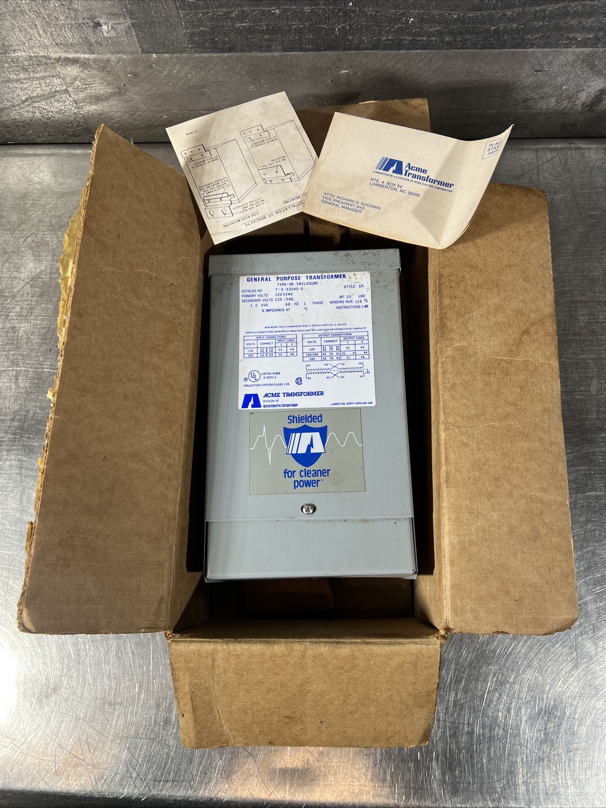 Nos Surplus ACME T-3-53040-S TRANSFORMER