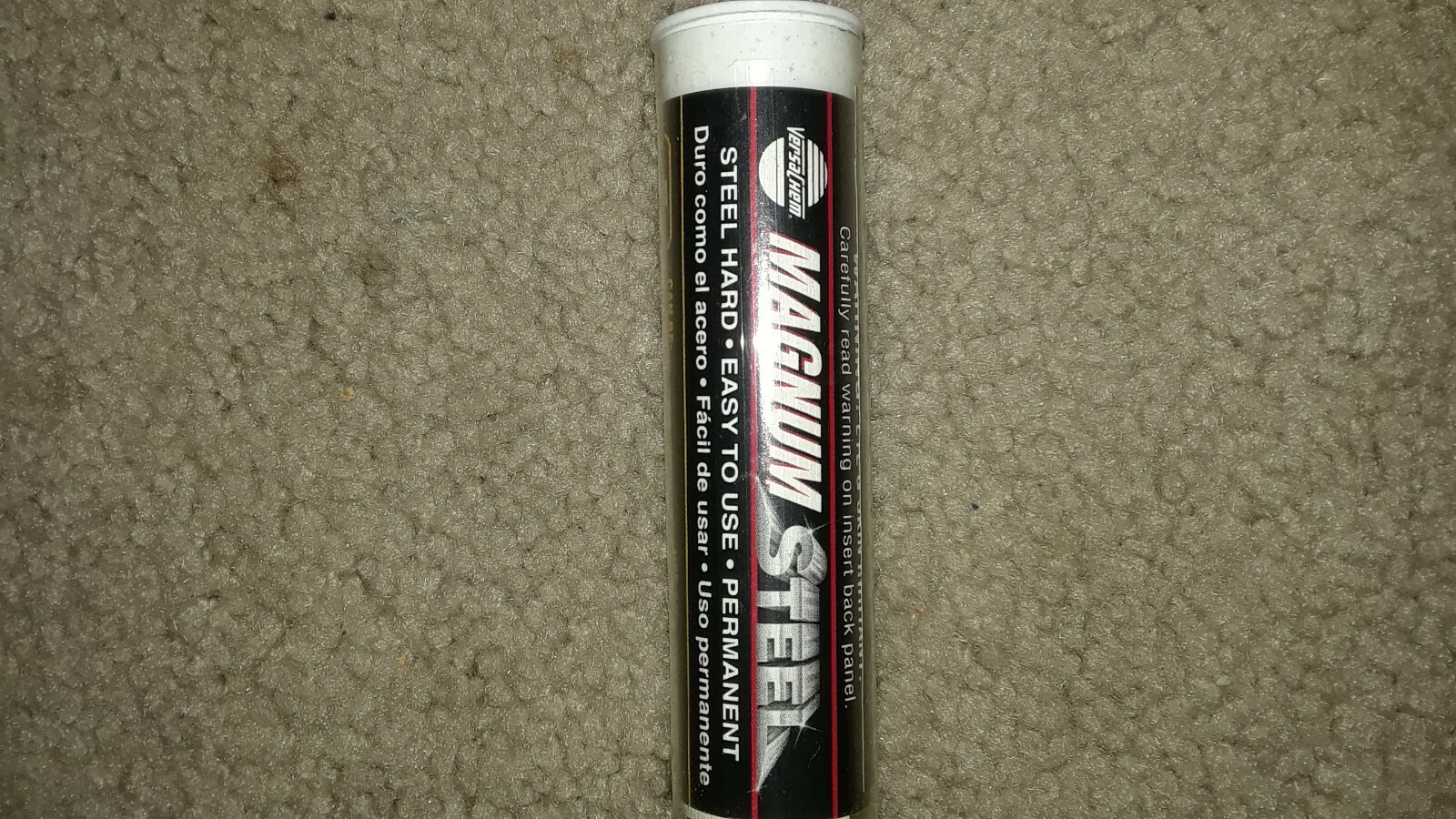 VersaChem Magnum Steel, 5 Minute Steel, Permanent Steel Hardener, New