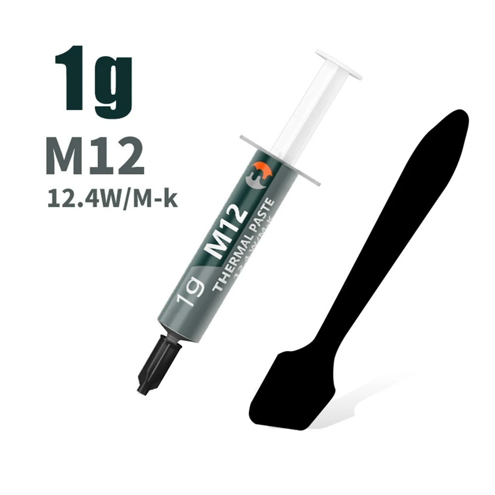 MJ M12 Thermal Paste 12.4W/mK CPU GPU Heatsink Compound for PC PS5 1-30g