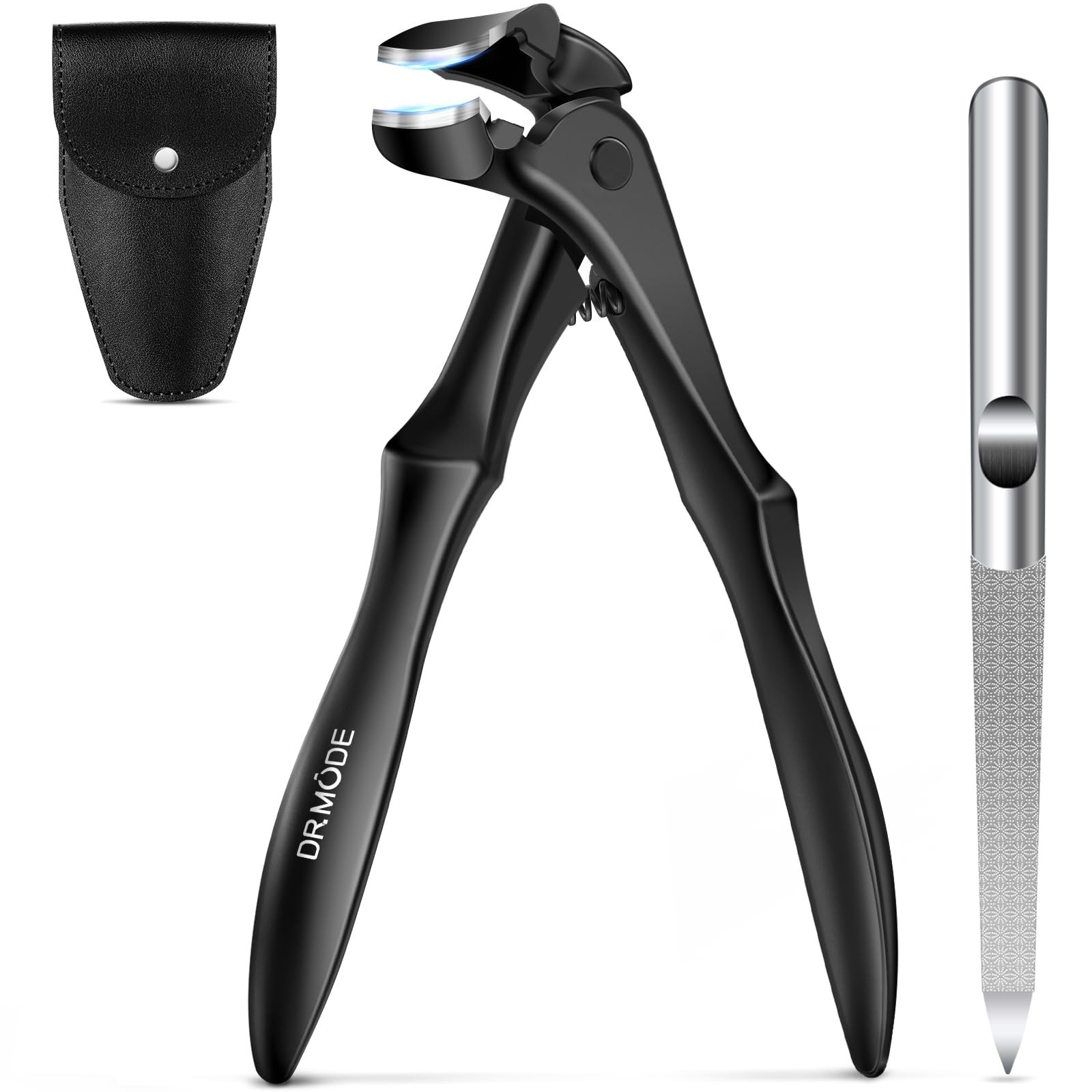 DRMODE Toenail Clippers for Thick Toenails for Seniors, Upgraded Long Handled...
