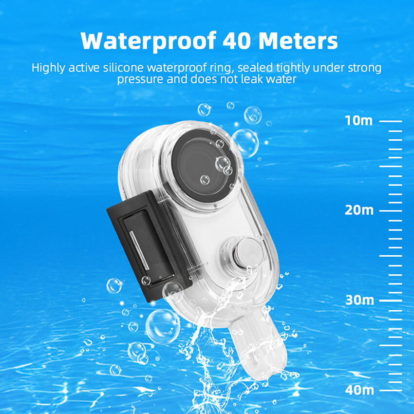 For Insta360 GO 3/3S Thumb Waterproof Case Swimming Diving Protective Case