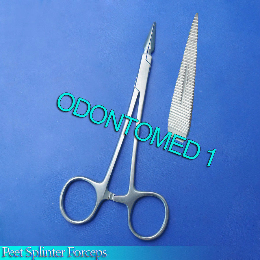 Peet Splinter Forceps 4.75" Surgical &Veterinary Instruments