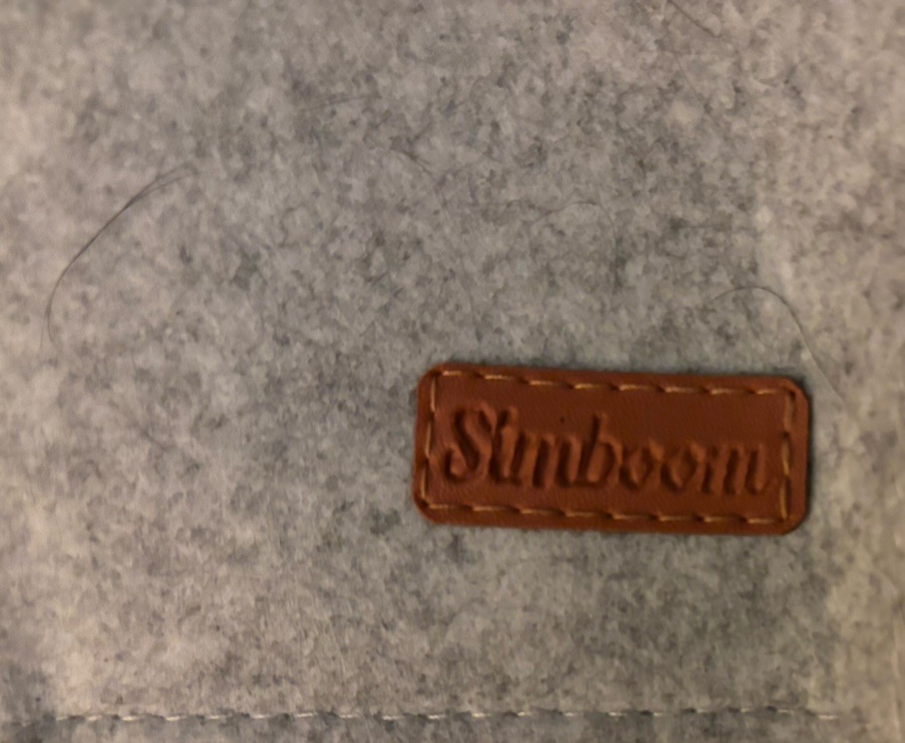 Simboom Gray Felt Bedside Organizer Holder