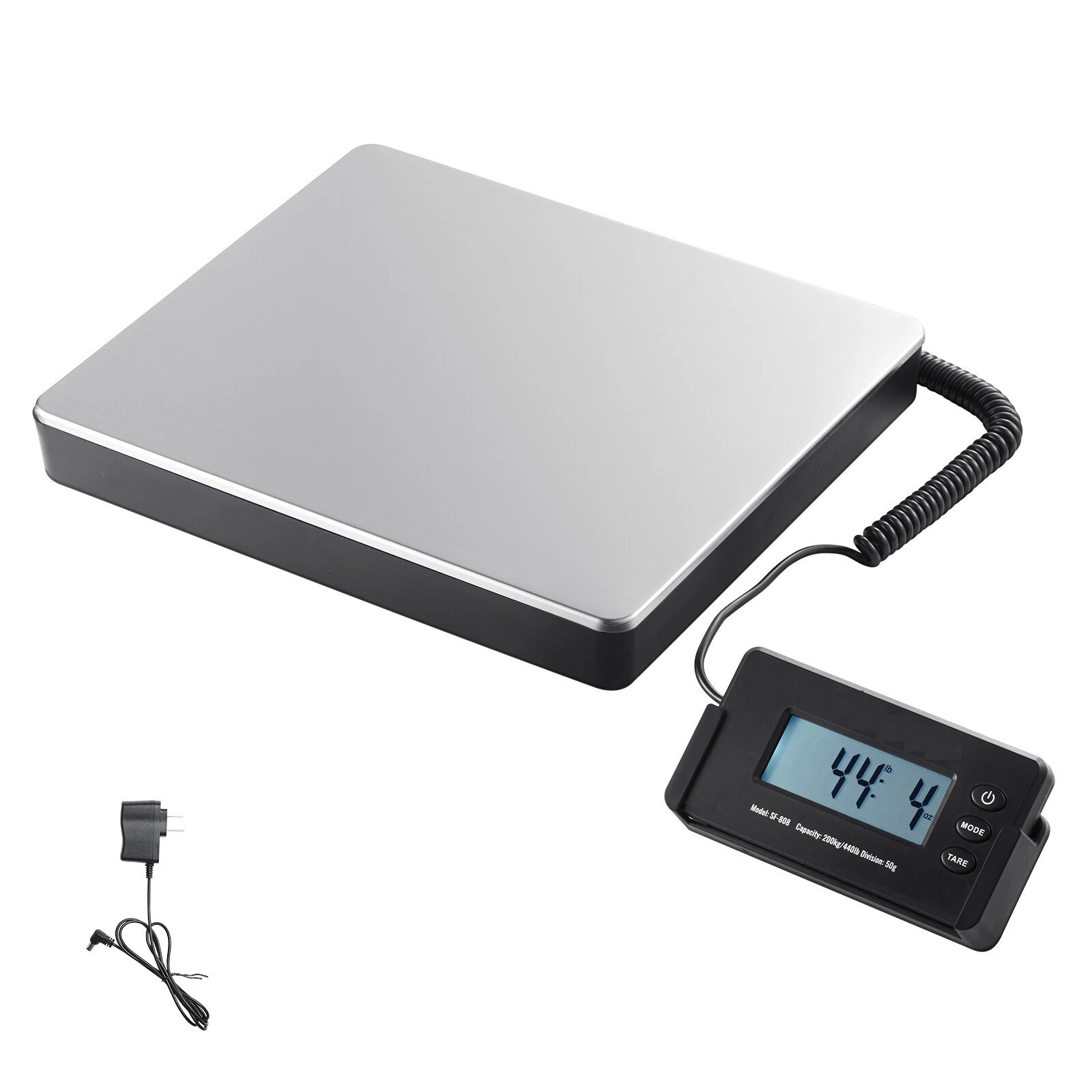 440 lbs x 1.7 oz Shipping Scale Digital Postal Scale AC/DC Package LCD