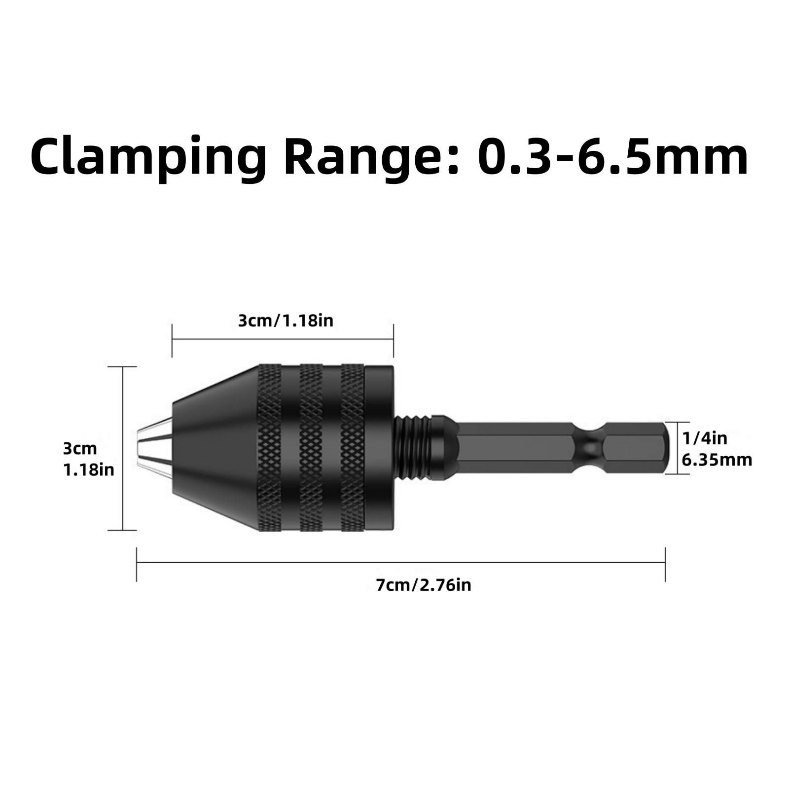 1/4inch hex shank Versatile Conversion Drill chuck for cordless screwdrivers