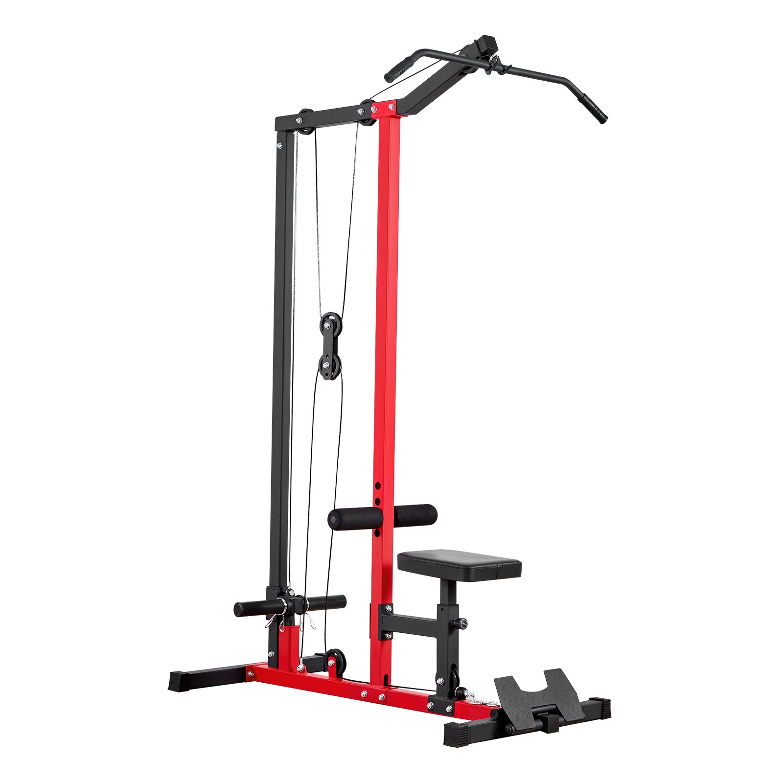 Uimoso 2-in-1 LAT Pull Down Machine with Adjustable 3-Level Seat