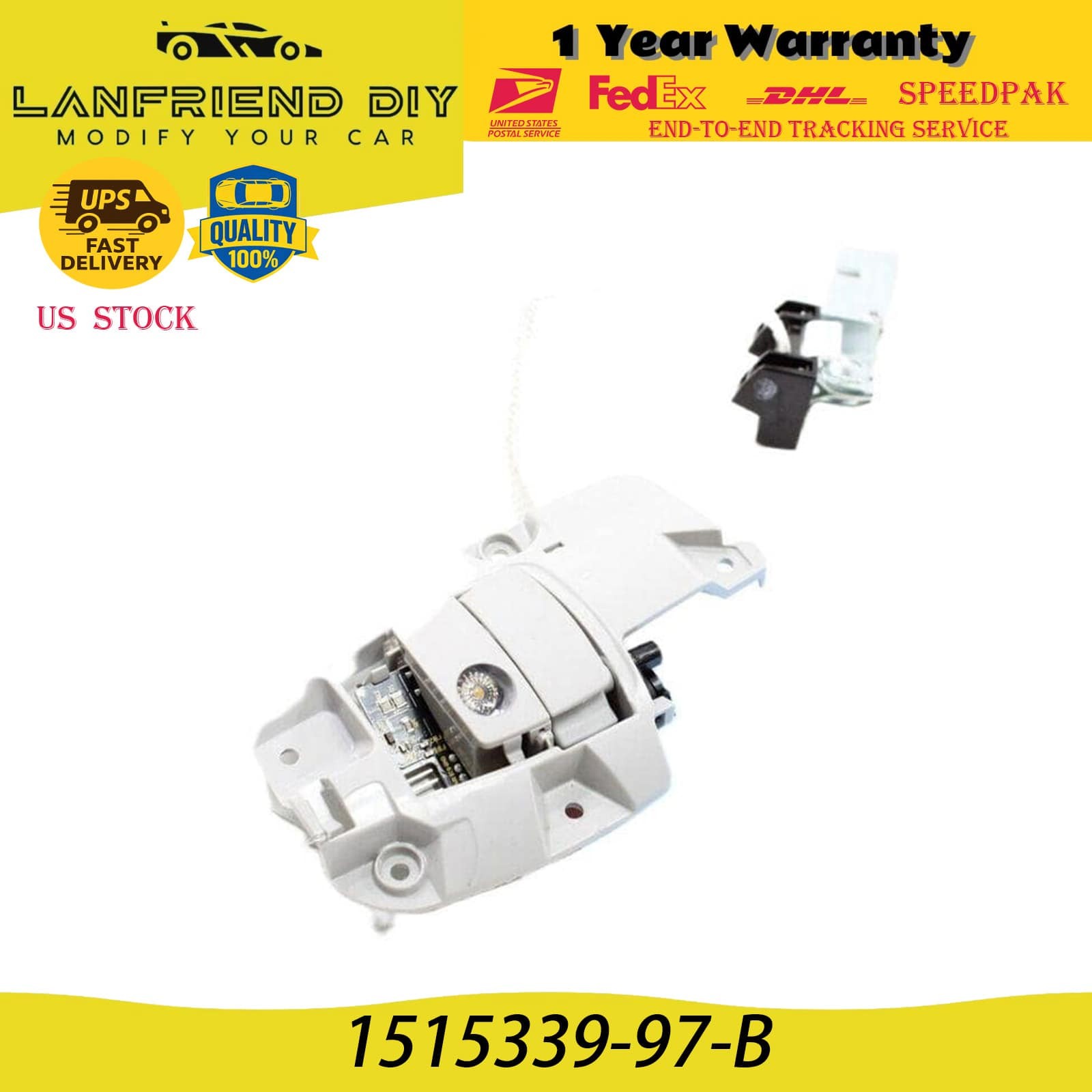 For Tesla Model Y 2020-2024 Interior Roof Coat Hook Assembly 1515339-93-A New