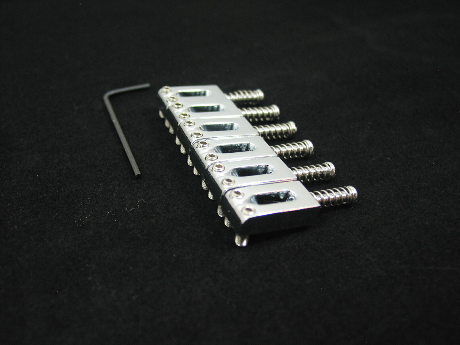 Chrome Bridge Saddles For Stratocaster Telecaster, Squier & Strat Style Guitars