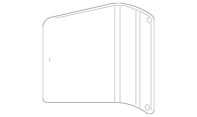 Genuine Mercedes-Benz Splash Guard 463-882-01-04
