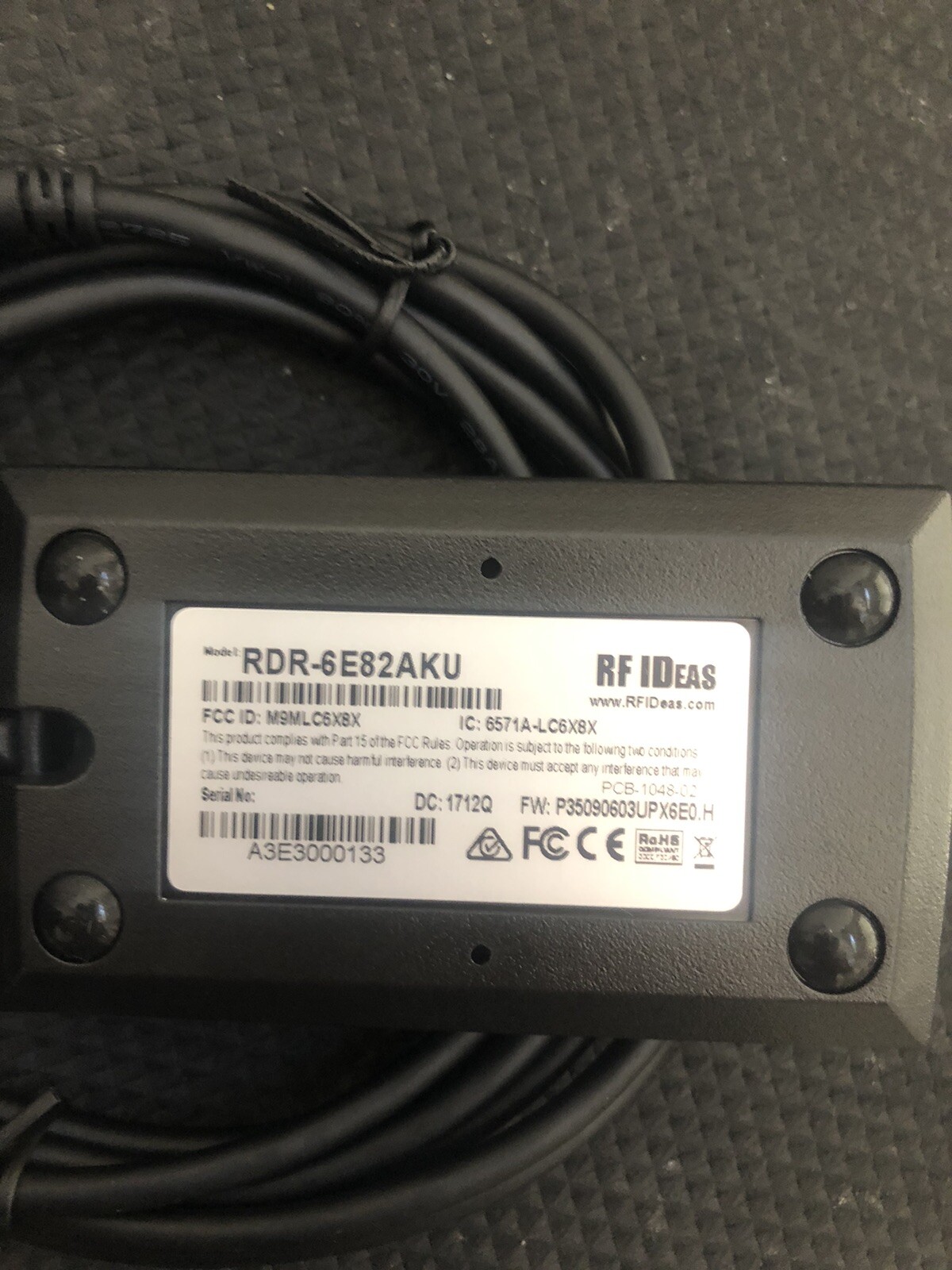 RFIDeas RDR-6082AKU pcProx Wave ID. RF Ideas. NEVER USED